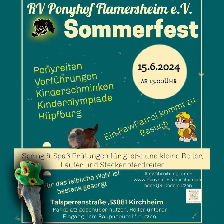 Sommerfest 2024 Flyer